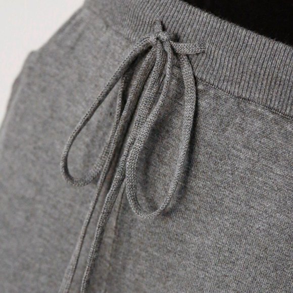 NEW Comune Glendwood Zip Pockets High Waist Soft Knit Jogger Pants Charcoal $84 - Picture 10 of 13